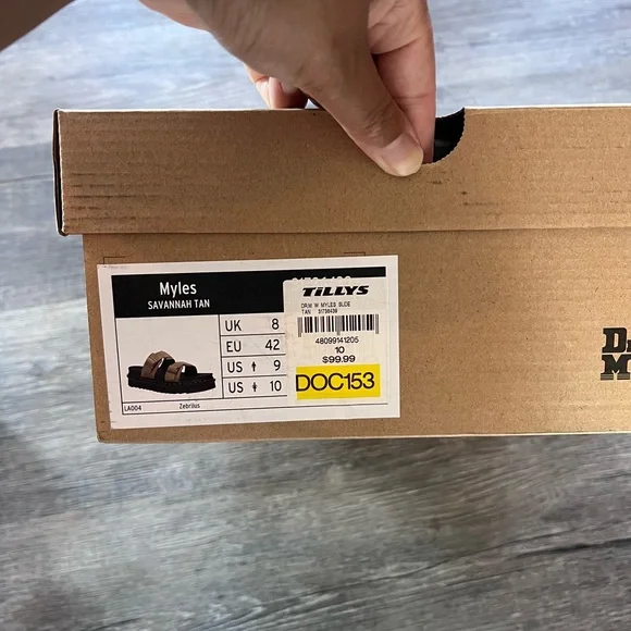 Dr. Martens Tan Myles Sandals - Picture 7 of 8